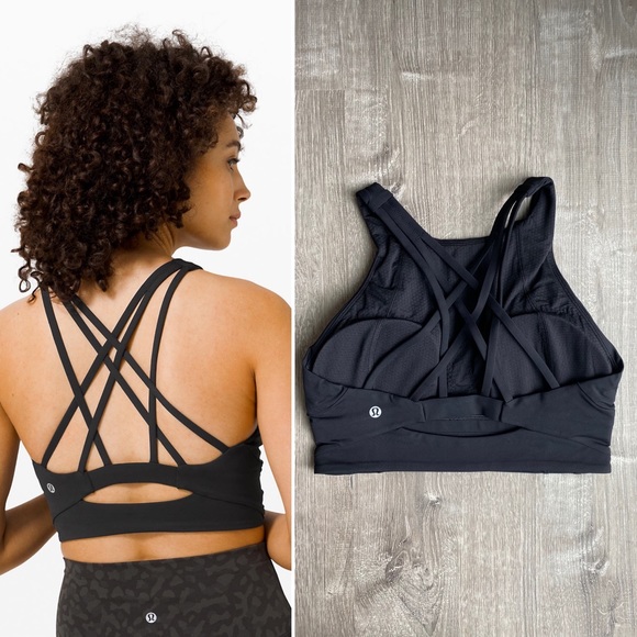 Lululemon Free to Be Serene High-neck Bra Black - Picture 3 of 8